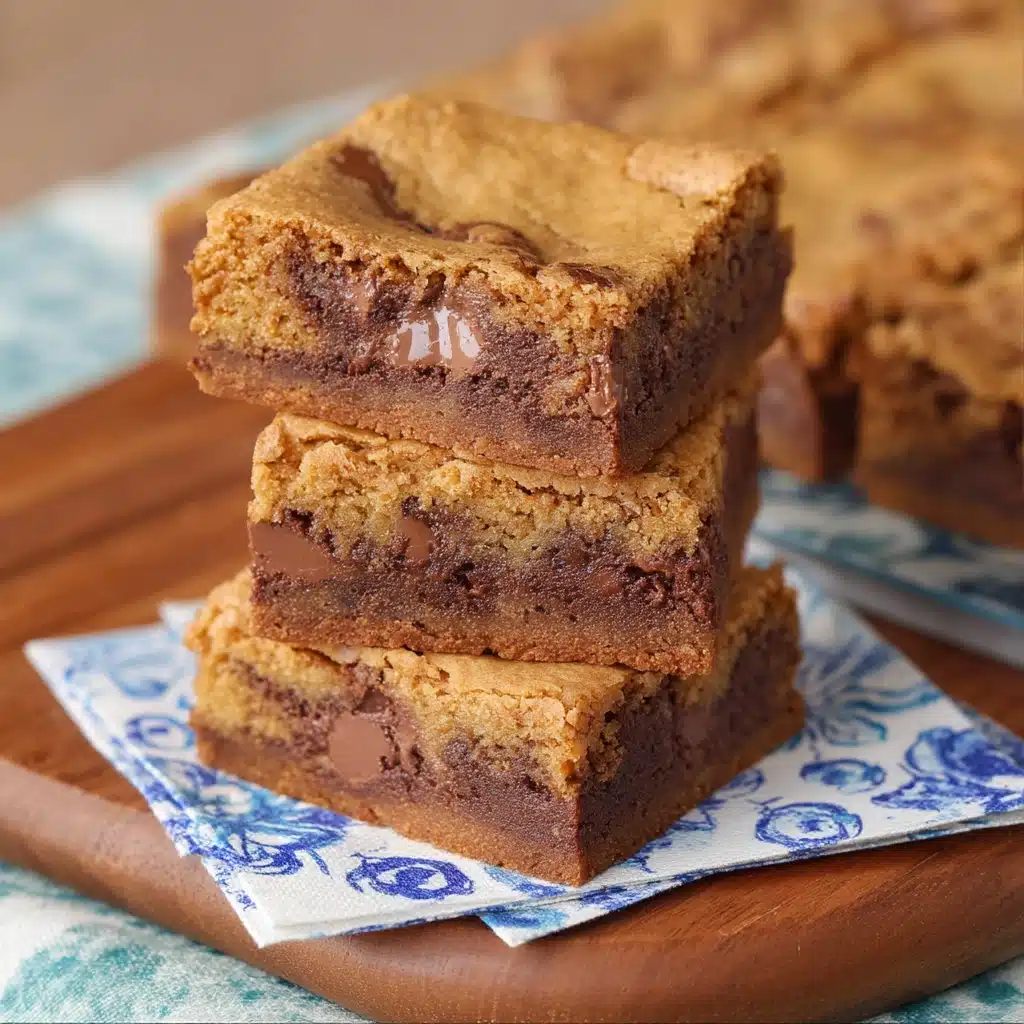 Brown Butter Gingersnap Chocolate Chip Cookie Bars Recipe - Recipe Image