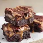 Caramel Peanut Butter Brownies Recipe