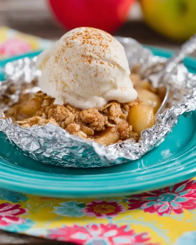 Campfire Apple Pie Packets Recipe