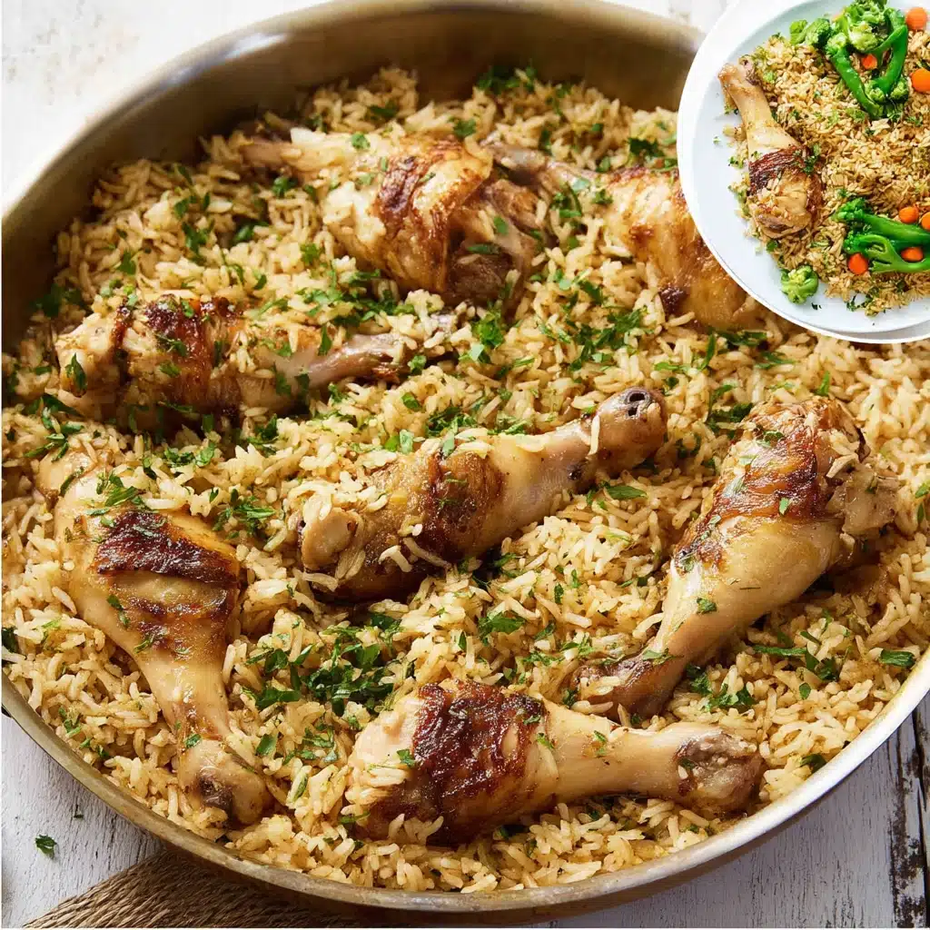 Zesty Lemon Chicken with Herbed Barley Pilaf Recipe - Recipe Image