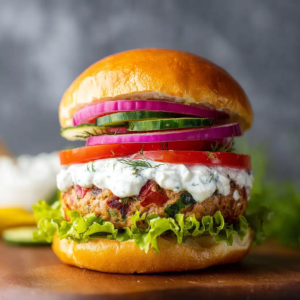 Greek Turkey Burger Recipe - Recipe Image