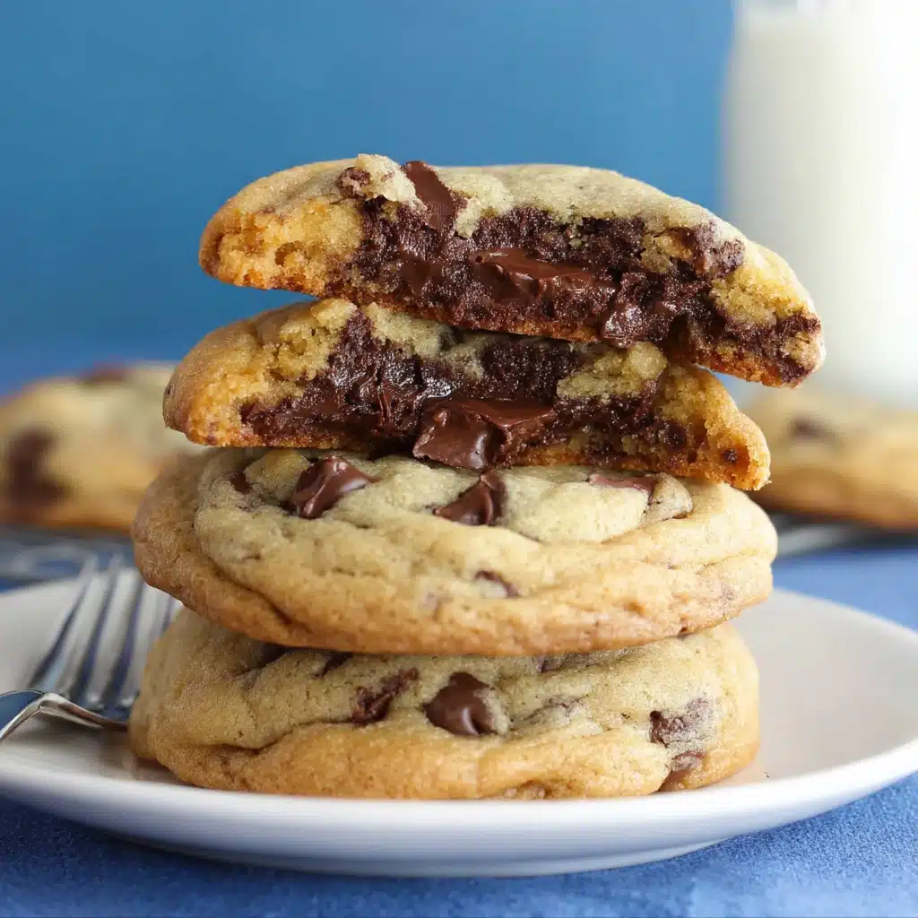 Brownie Stuffed Chocolate Chip Cookies Recipe - Recipe Image