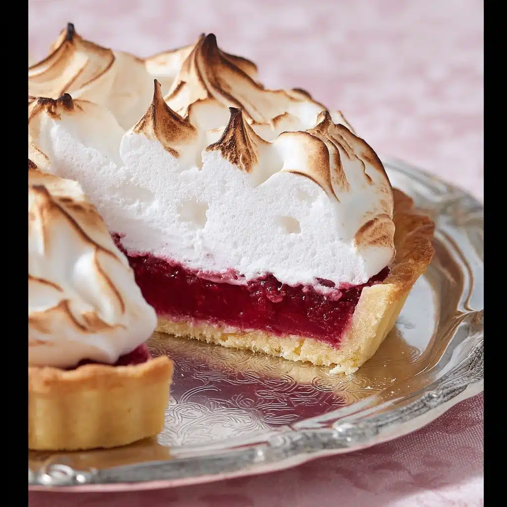 Mile High Raspberry Meringue Pie Recipe - Recipe Image