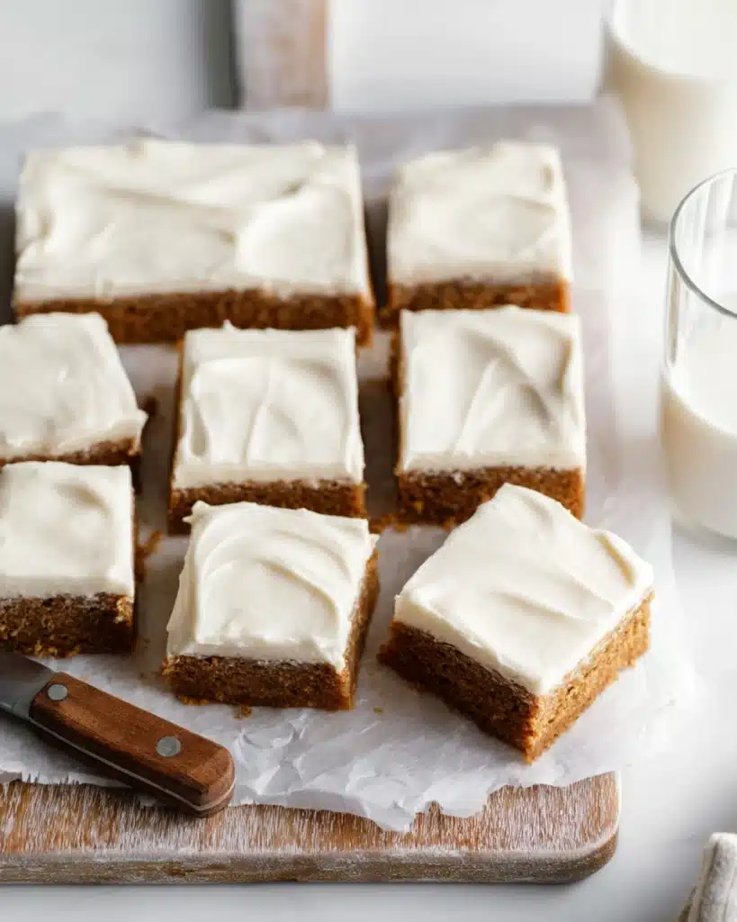 Easy Gingerbread Cookie Bars Recipe