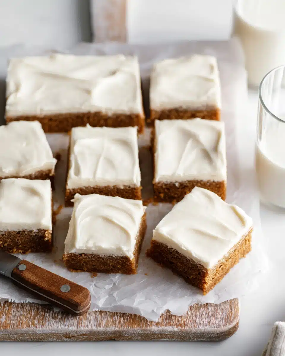 Easy Gingerbread Cookie Bars Recipe