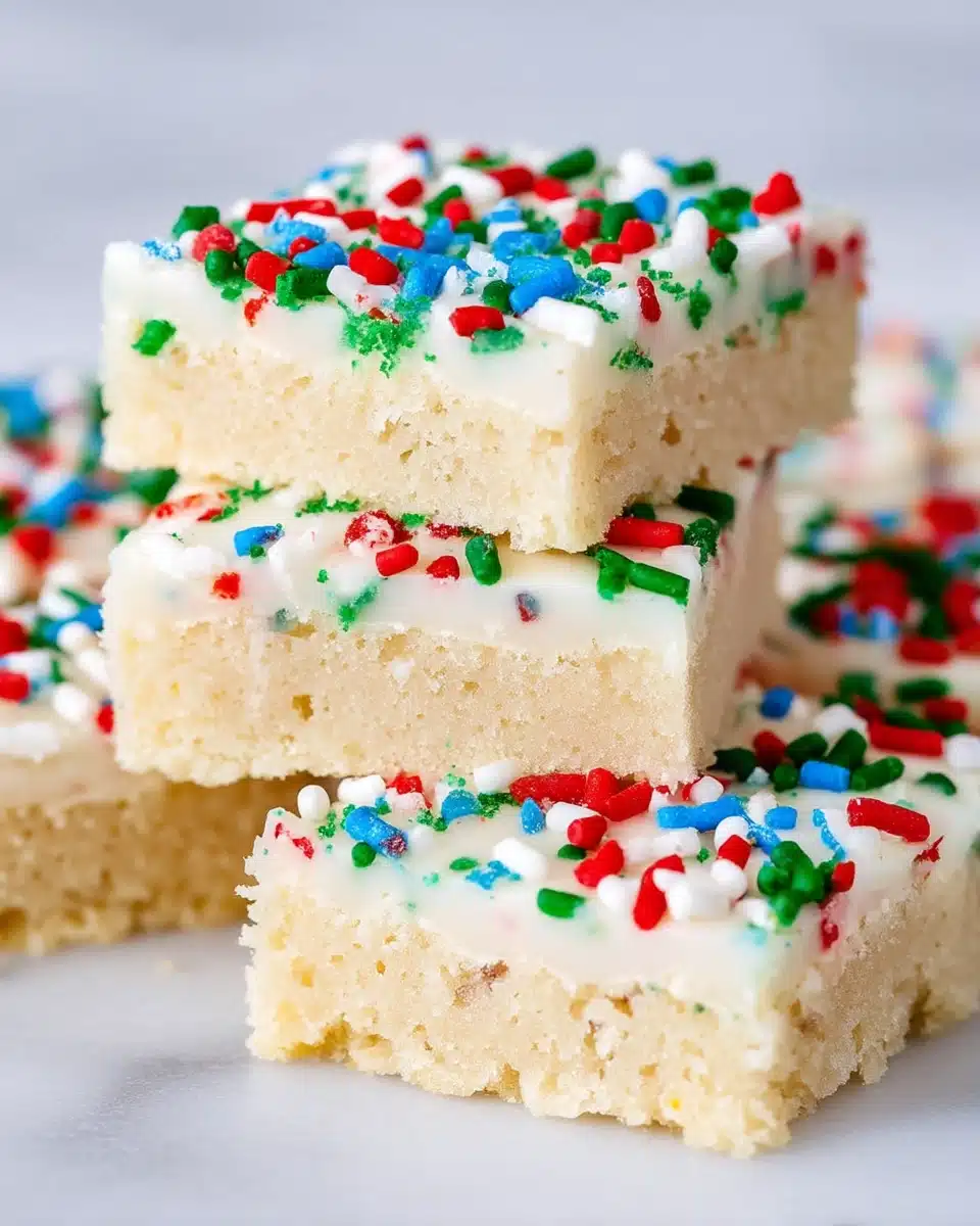 Quick and Easy Sugar Cookie Bars Recipe