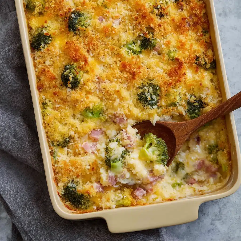 Ham Casserole with Broccoli and Rice Recipe - Recipe Image