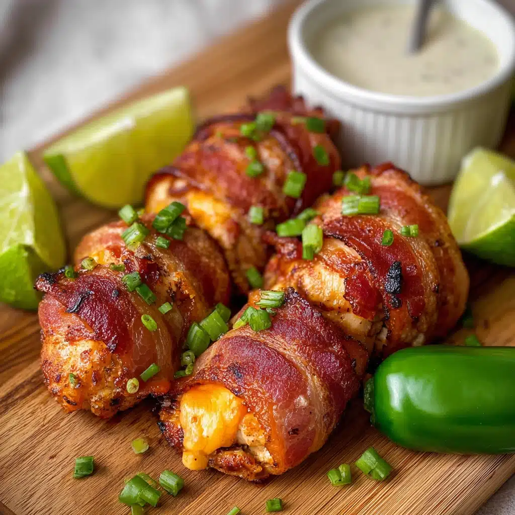 Bacon Wrapped Jalapeno Stuffed Chicken Recipe - Recipe Image