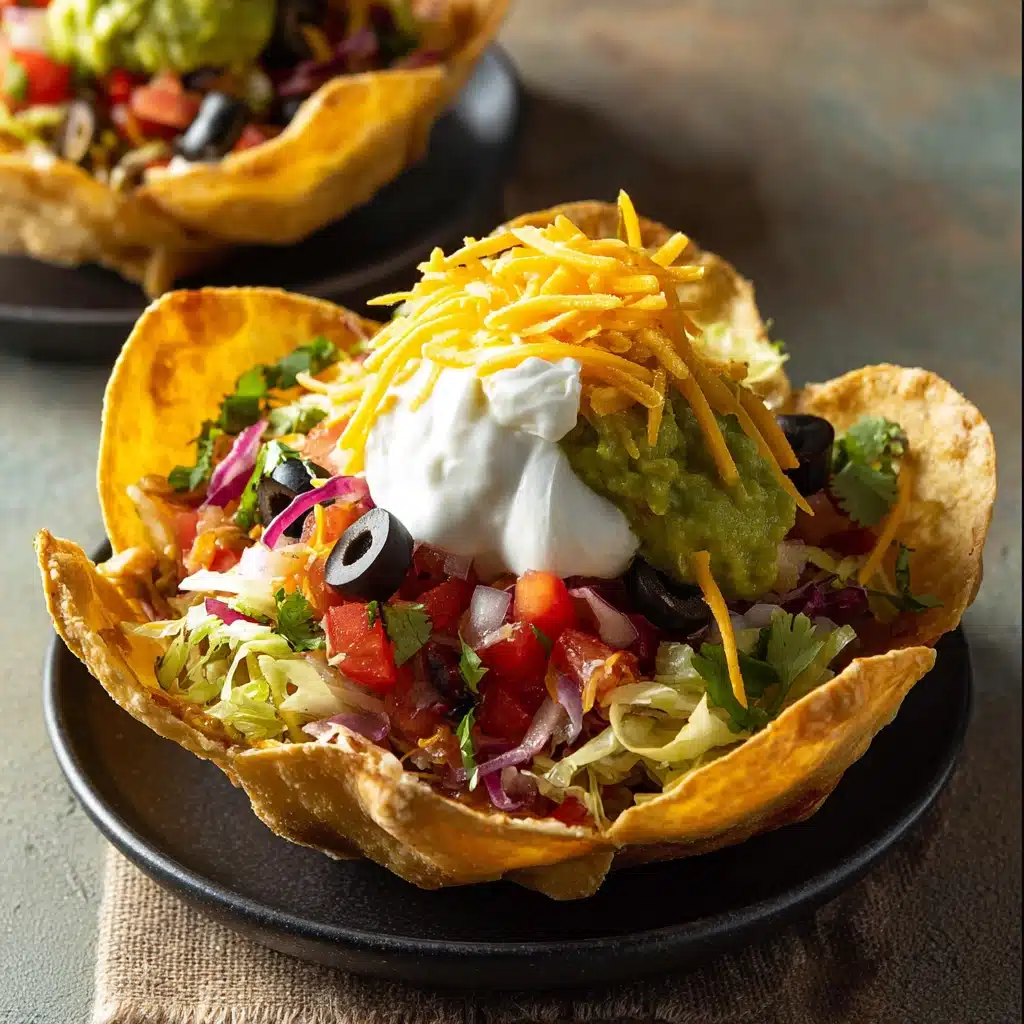 Bubbly Taco Salad Bowl Recipe - Recipe Image