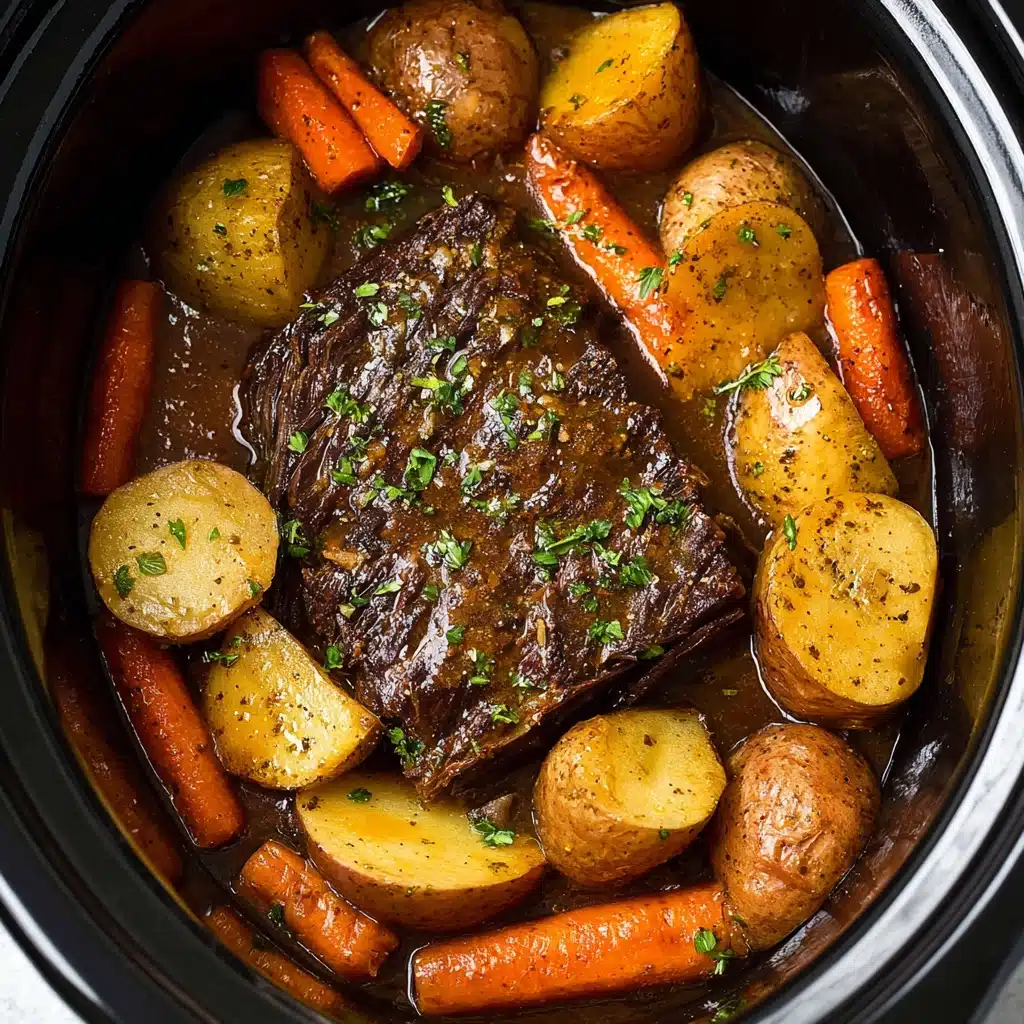 Slow Cooker Pot Roast Recipe - Recipe Image