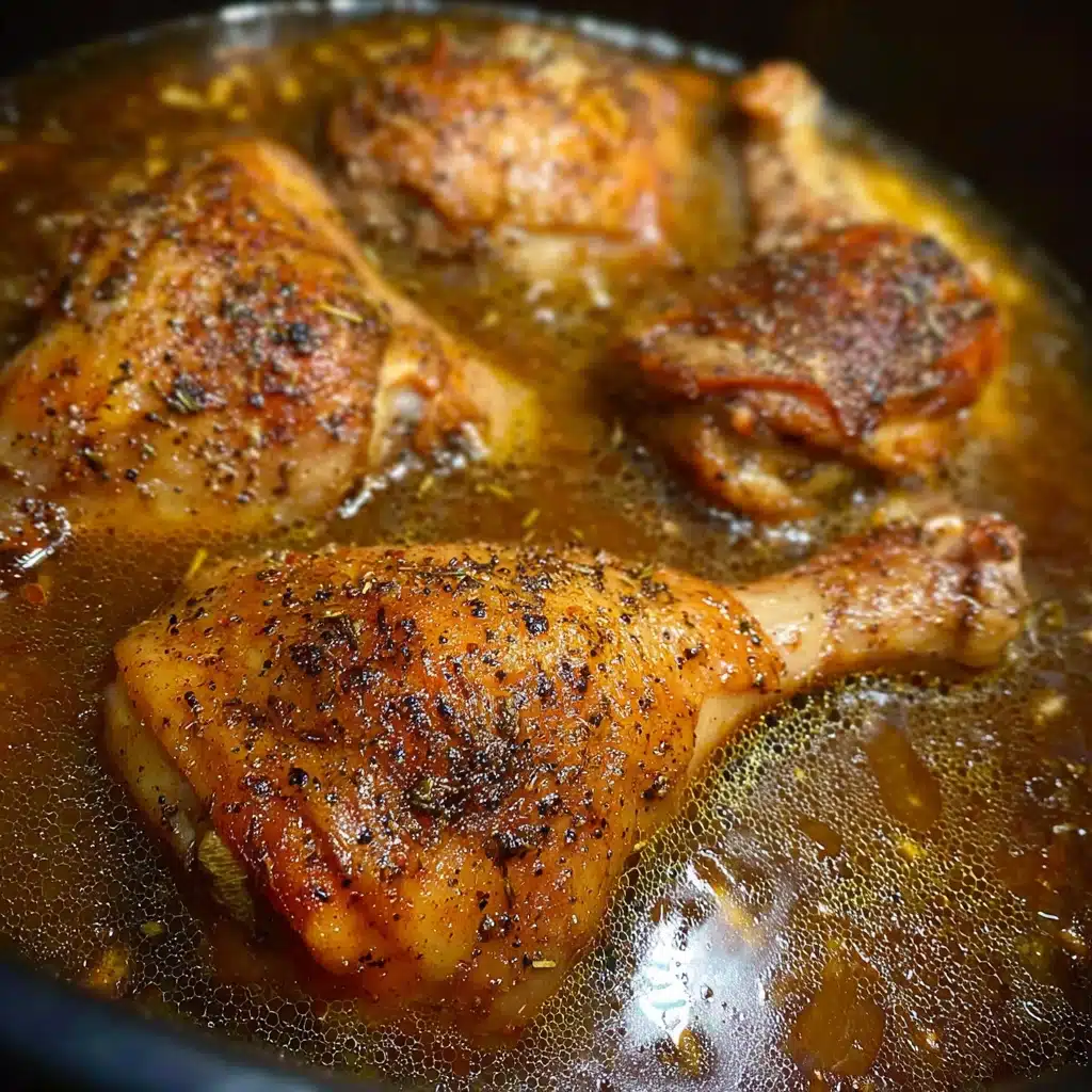 Crockpot Smothered Chicken Legs Recipe - Recipe Image