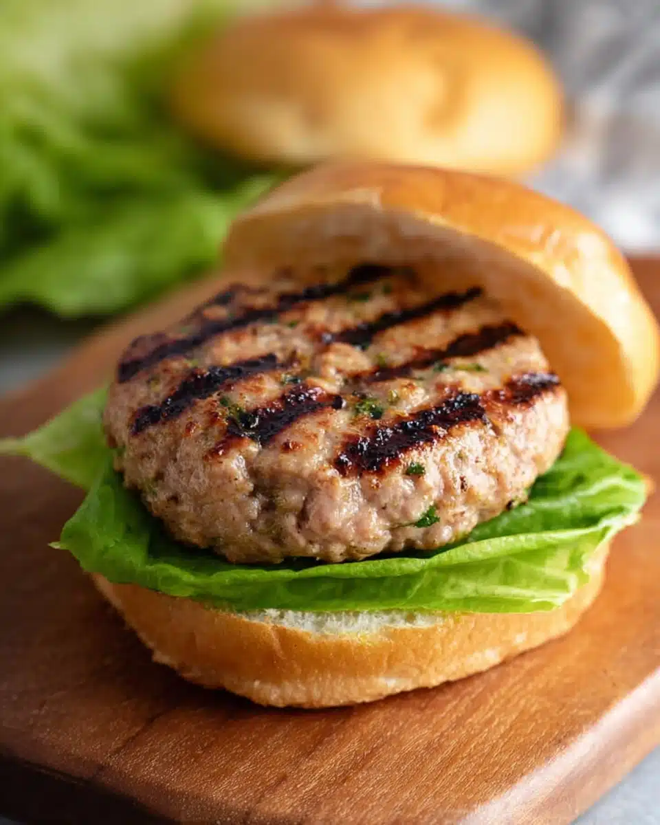 Juicy Turkey Burgers with Zucchini Recipe
