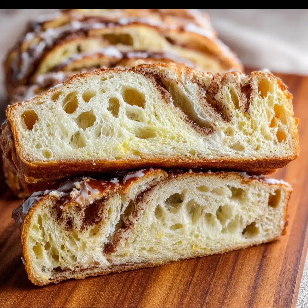 Cinnamon Roll Sourdough Focaccia Recipe - Recipe Image