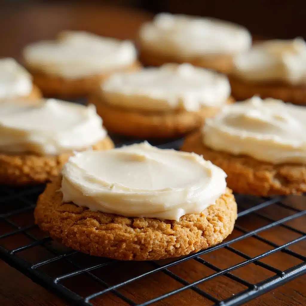 Pumpkin Cookies with Cream Cheese Frosting Recipe - Recipe Image