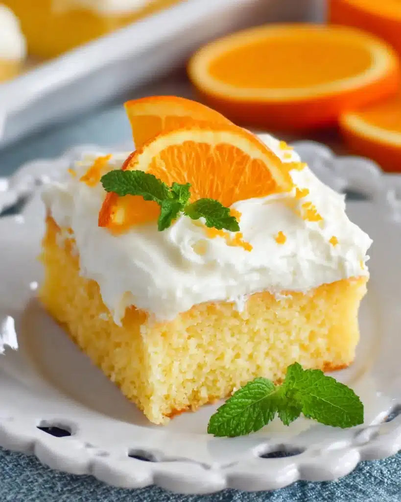 Mandarin Orange Cake Recipe
