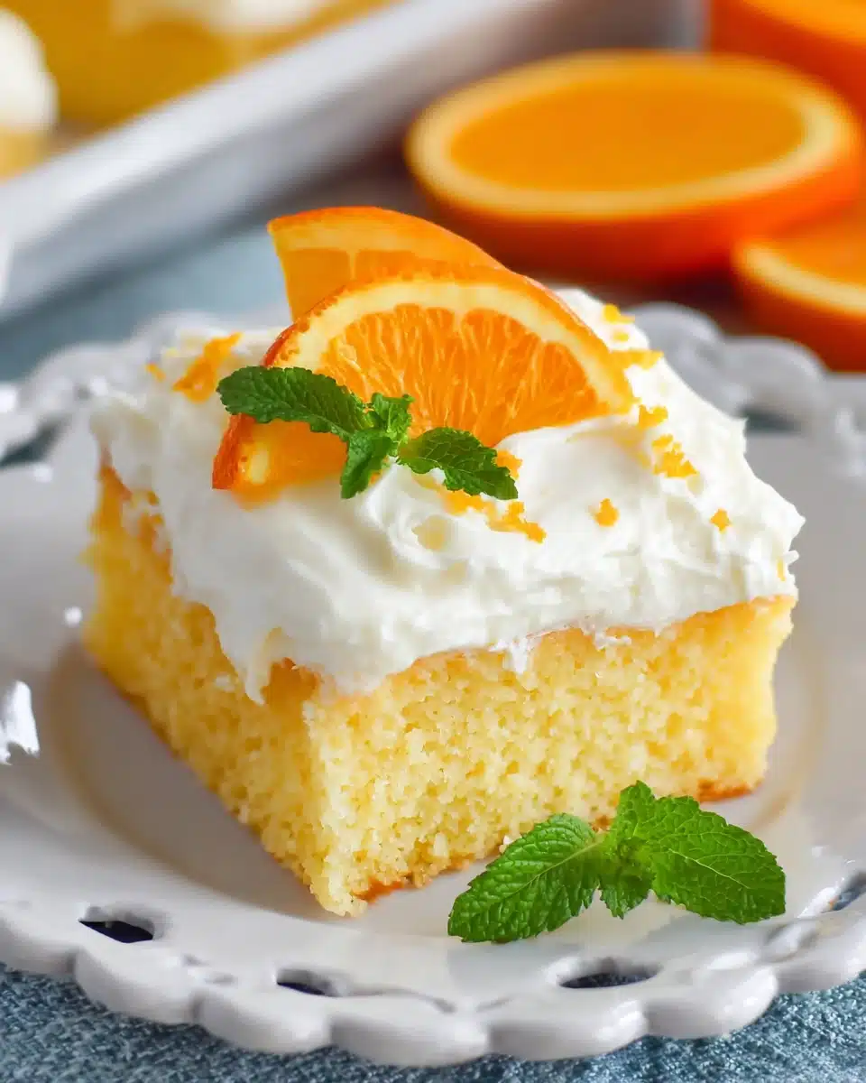 Mandarin Orange Cake Recipe