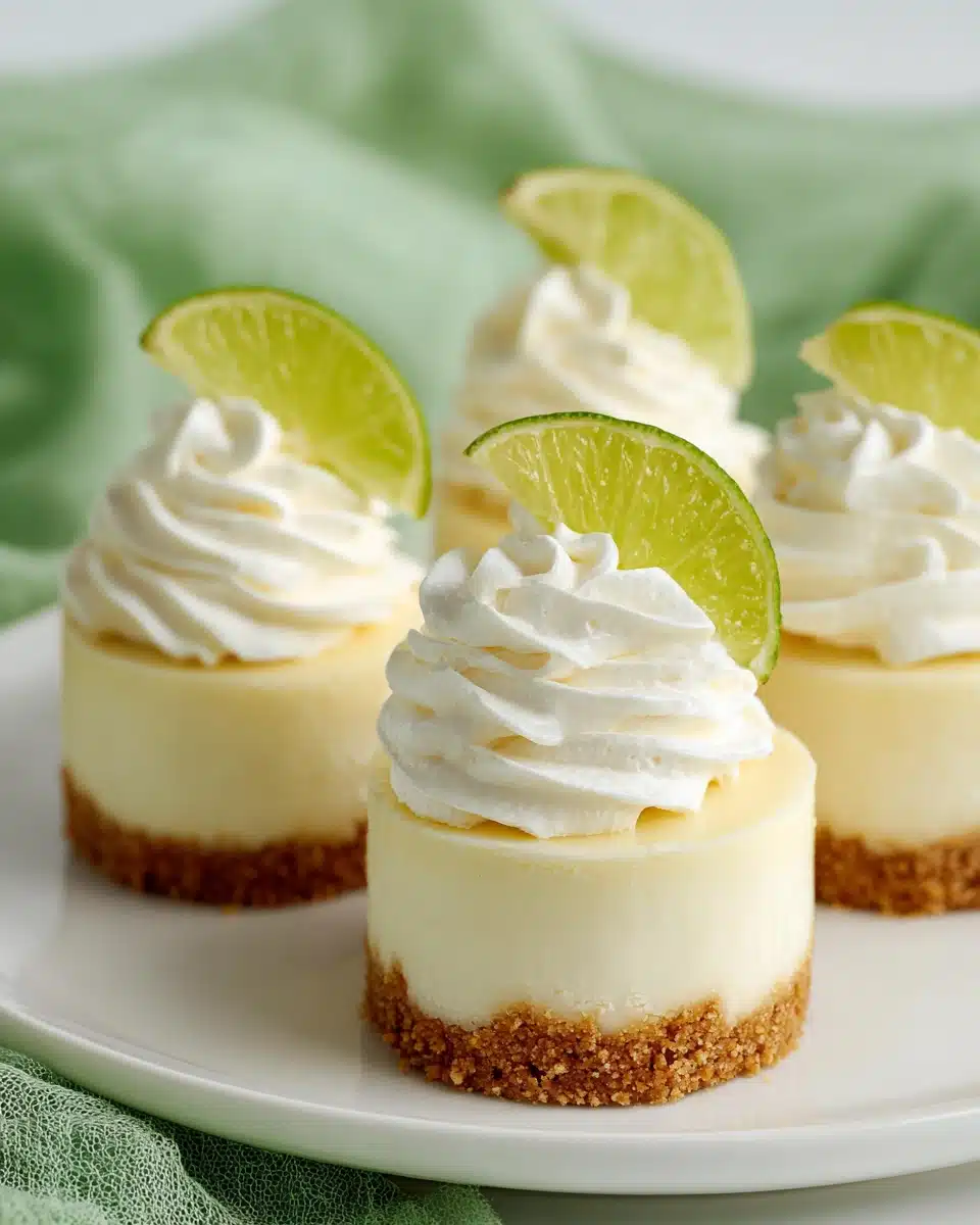Mini Key Lime Pie Cheesecakes Recipe