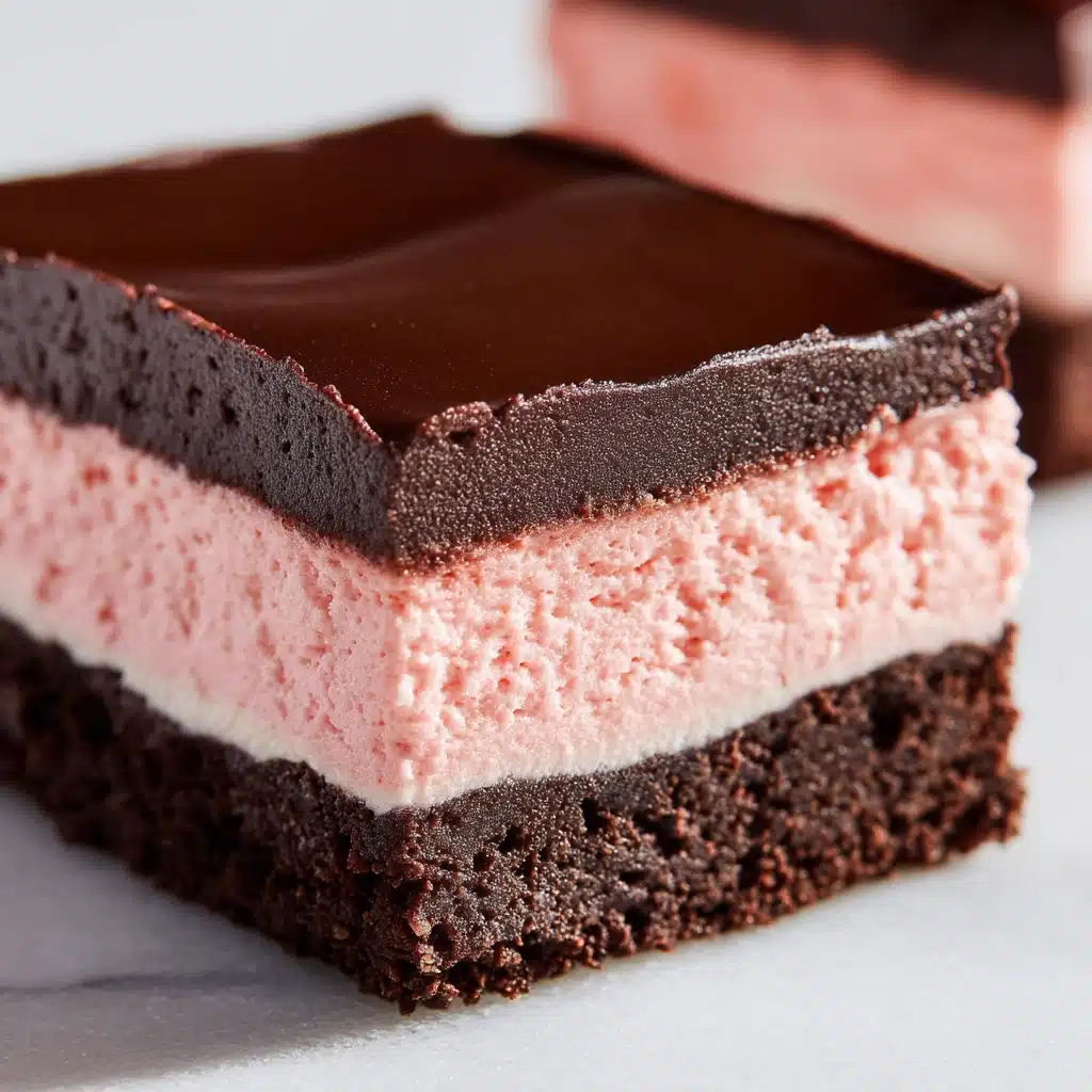Chocolate Covered Strawberry Brownies Recipe - Recipe Image