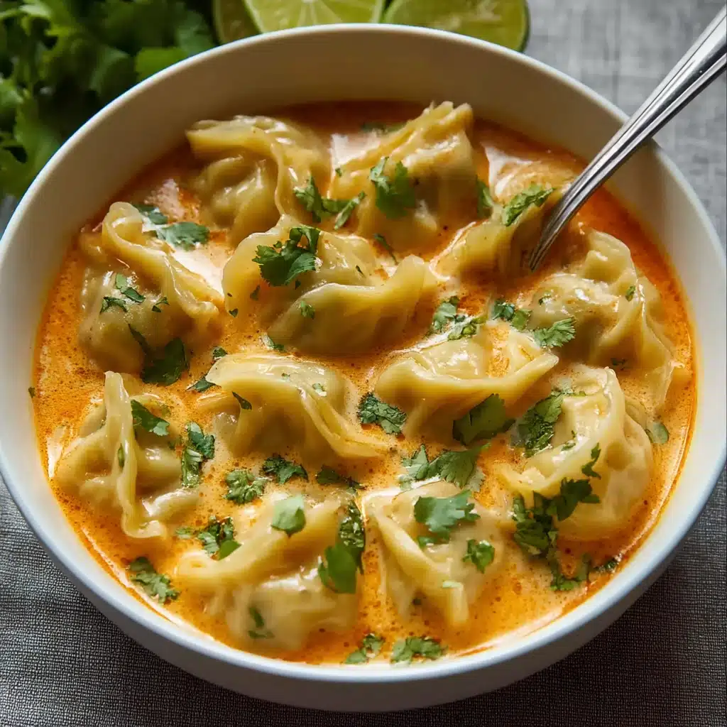 Delicious Curry Dumpling Soup Recipe - Recipe Image