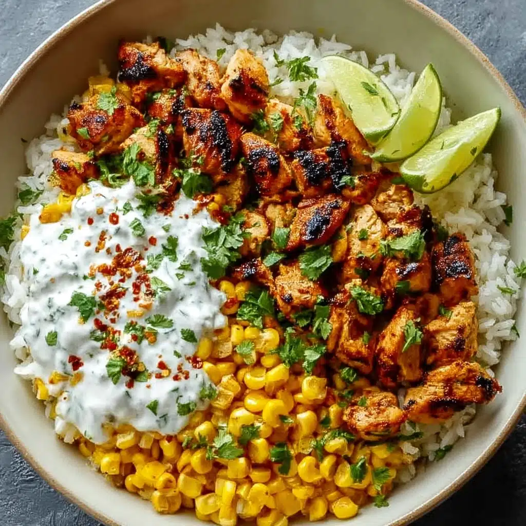 Street Corn Chicken Rice Bowl Recipe - Recipe Image