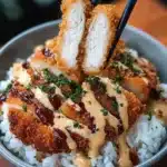 Japanese Katsu Bowls with Tonkatsu Sauce Recipe