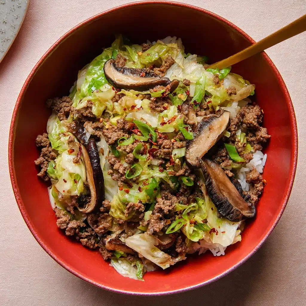 Chinese Ground Beef and Cabbage Stir-Fry Recipe - Recipe Image