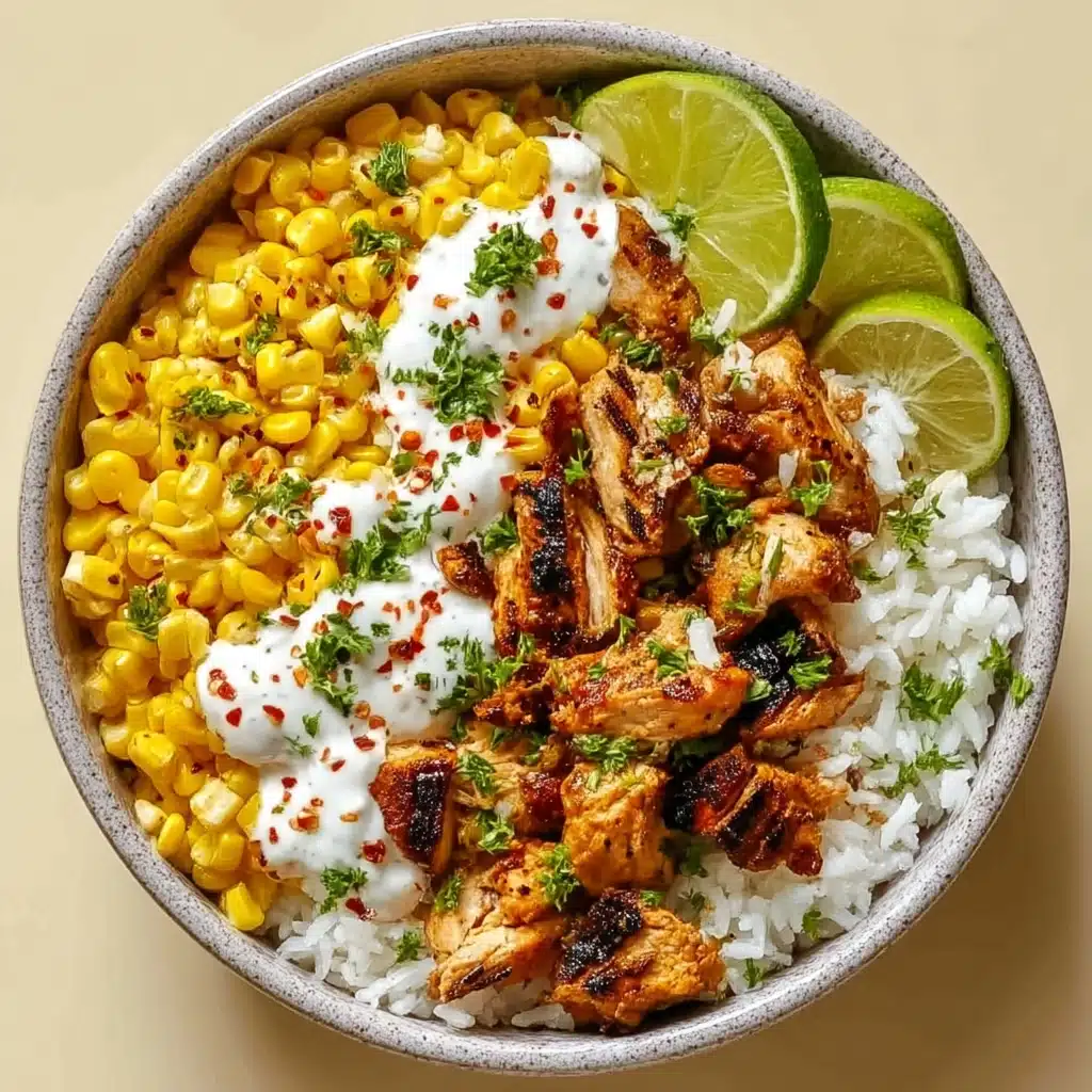 Street Corn Chicken Rice Bowl Recipe - Recipe Image