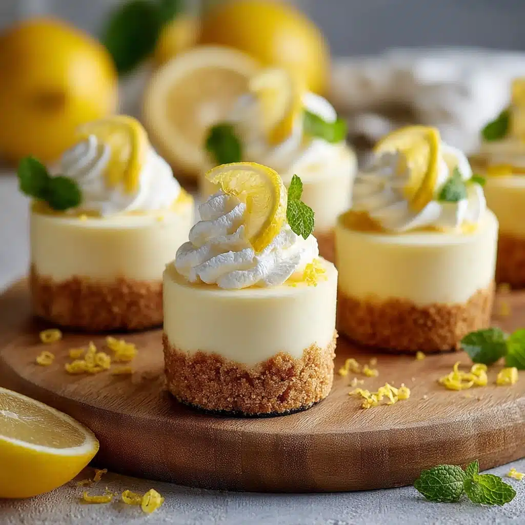 Mini Lemon Cheesecakes Recipe - Recipe Image