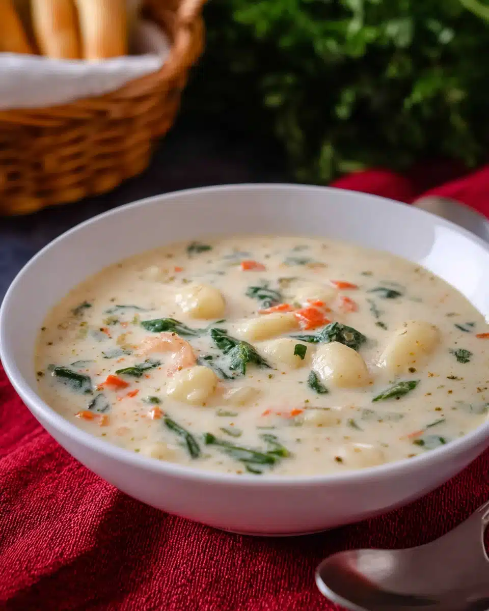 Instant Pot Chicken Gnocchi Soup Recipe