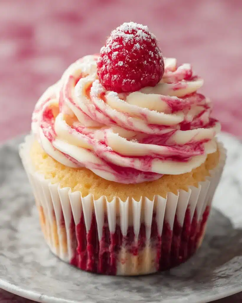 Raspberry Swirl Cupcakes Recipe