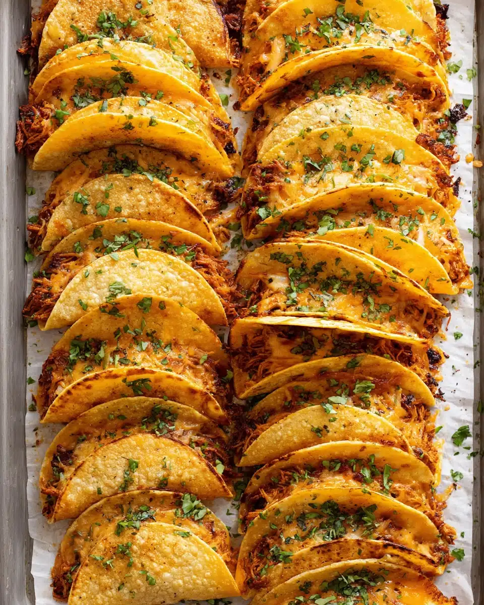 20 Minute Mini Baked Chicken Tacos Recipe