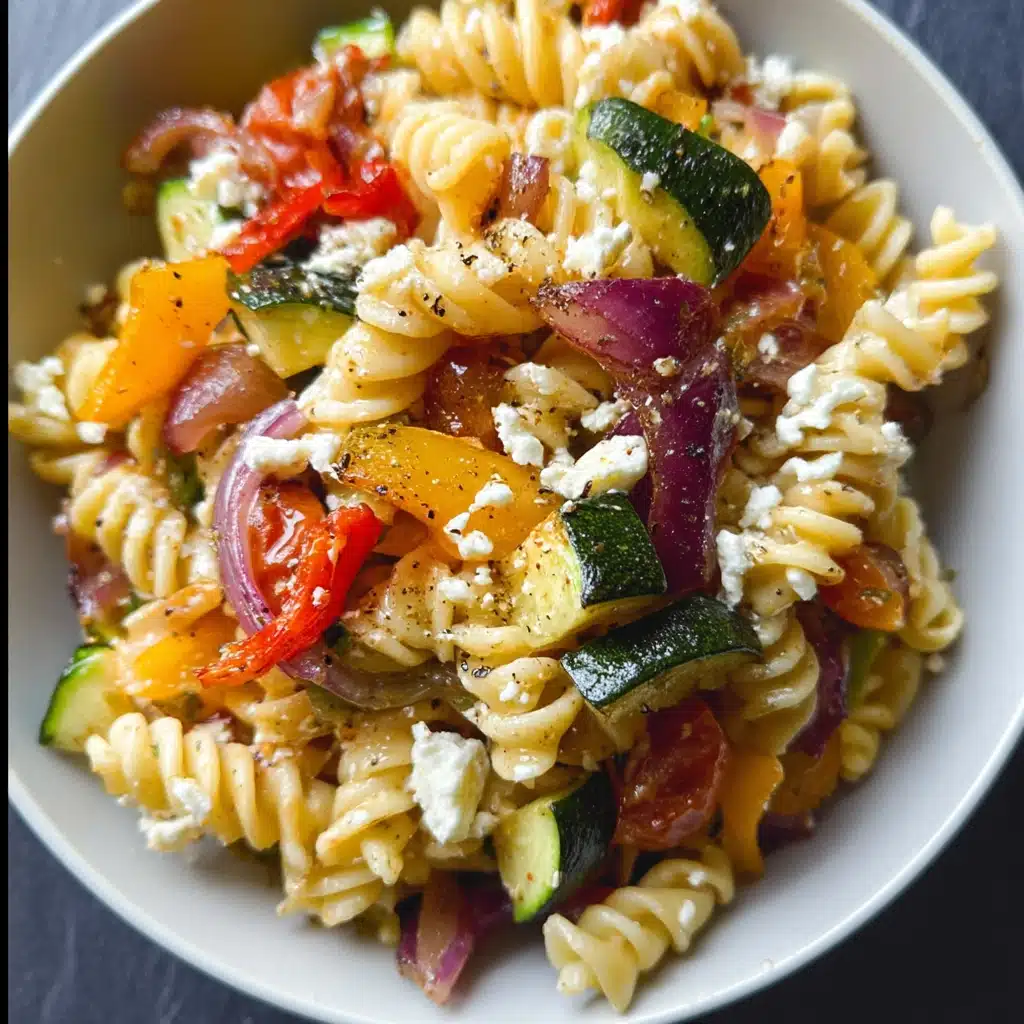 Roasted Veggie Pasta with Feta Recipe - Recipe Image