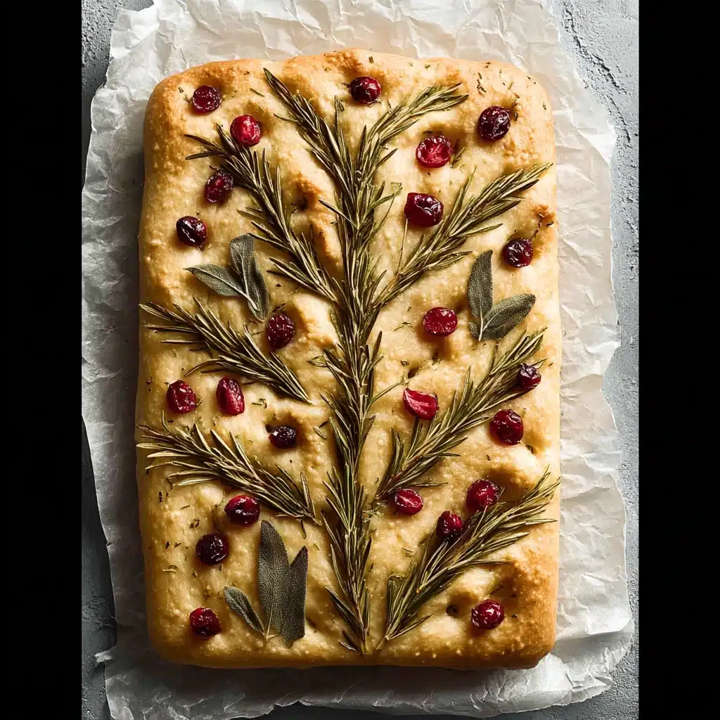 Decorated Focaccia Bread Recipe - Recipe Image