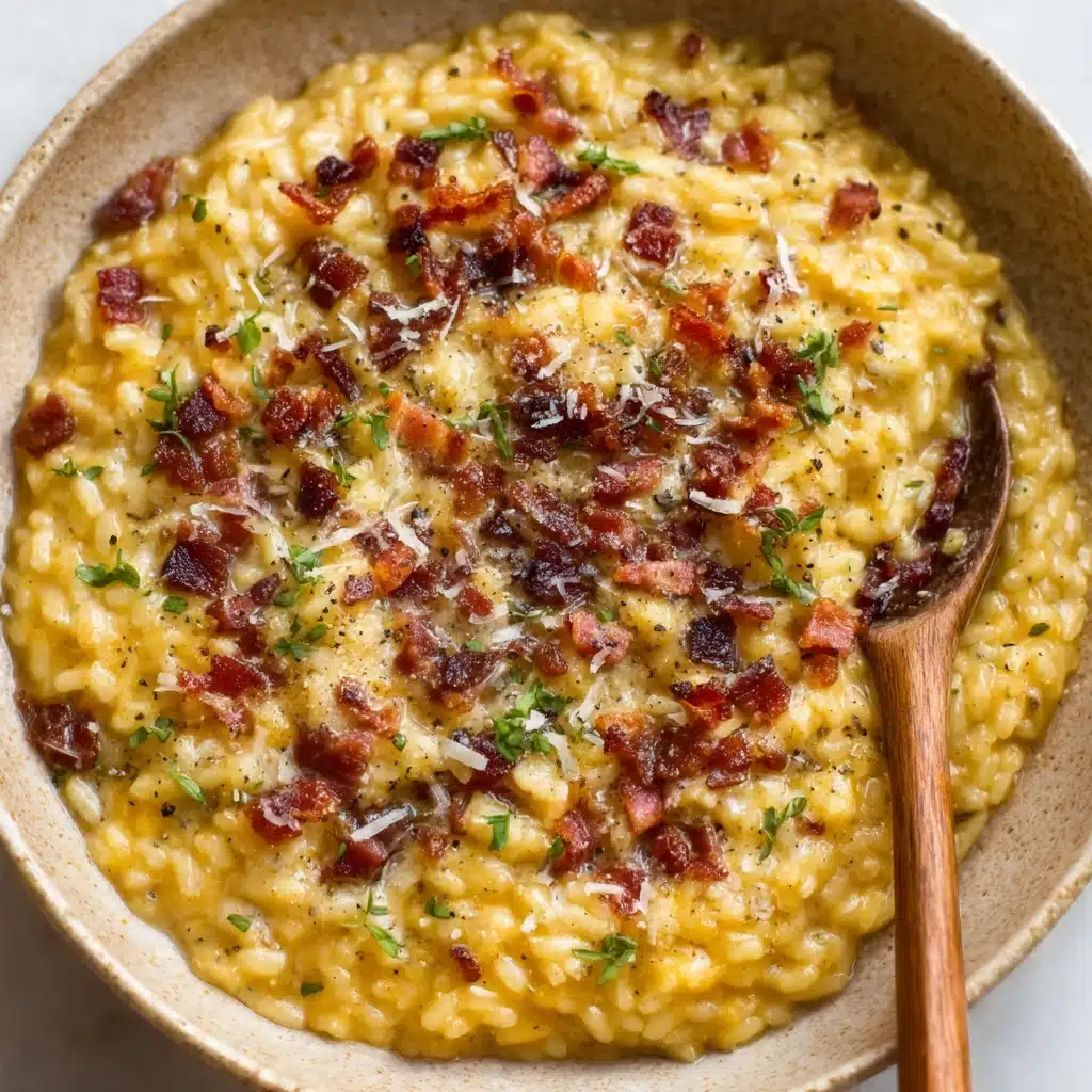 Pumpkin Risotto with Bacon & Parmesan Recipe - Recipe Image
