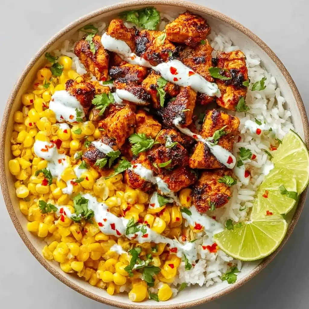 Street Corn Chicken Rice Bowl Recipe - Recipe Image