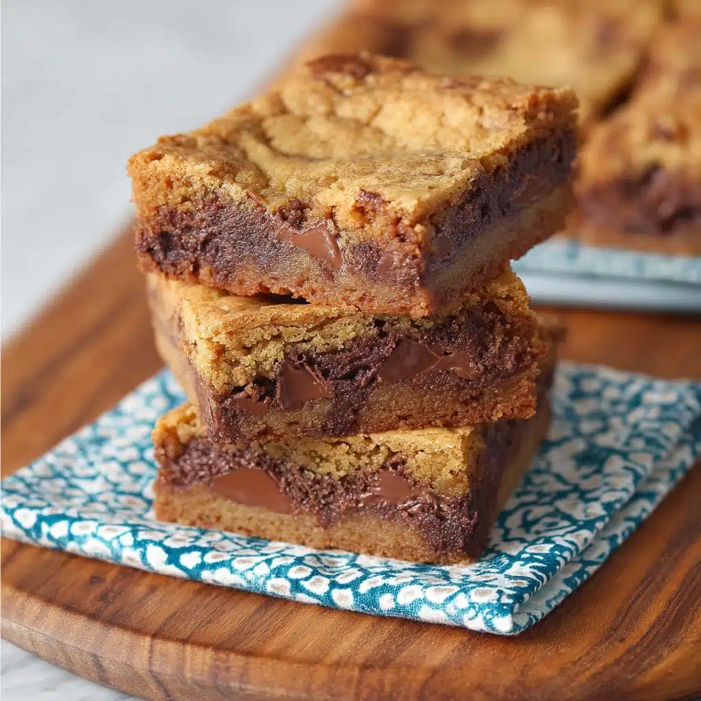 Brown Butter Gingersnap Chocolate Chip Cookie Bars Recipe - Recipe Image