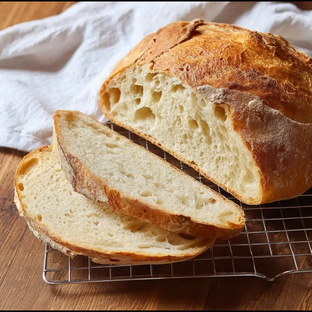 Four Ingredient Artisan Bread Recipe - Recipe Image