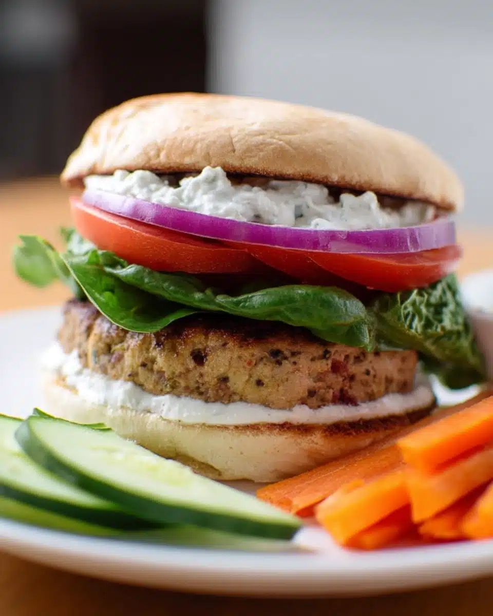 Greek Turkey Burger Recipe