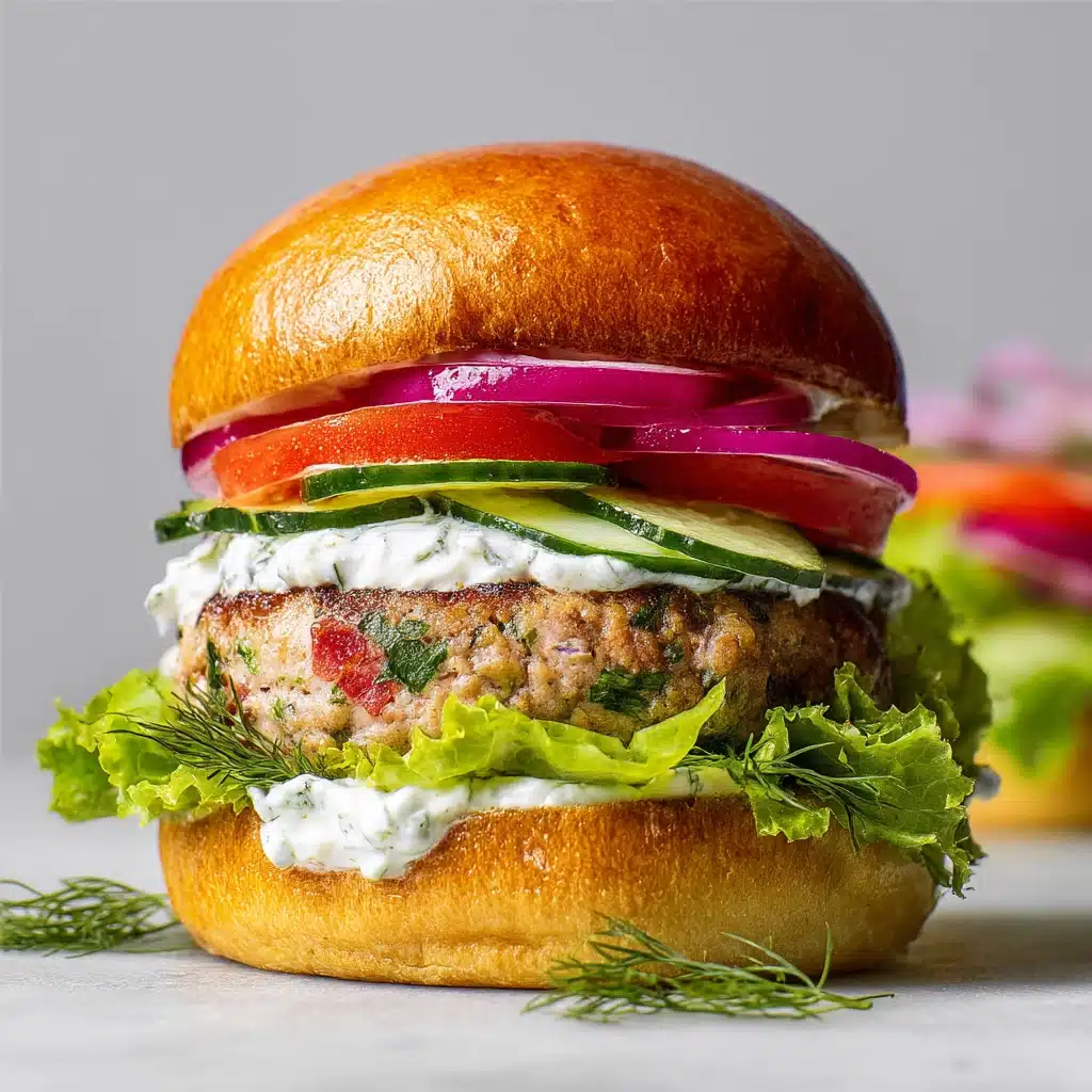 Greek Turkey Burger Recipe - Recipe Image