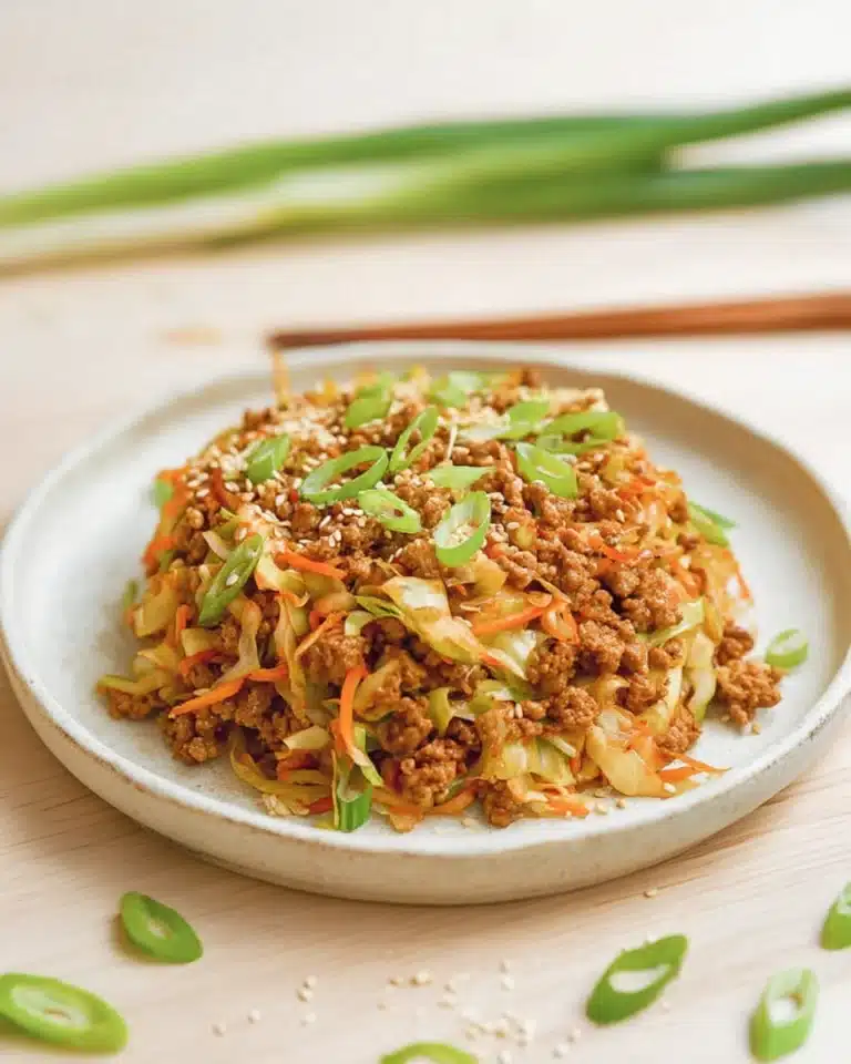 Chicken Egg Roll Bowls Recipe