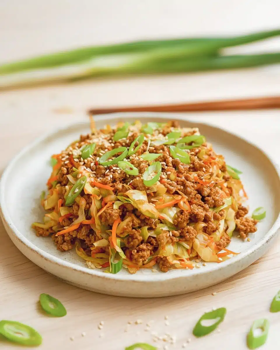 Chicken Egg Roll Bowls Recipe