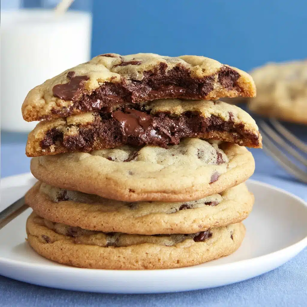 Brownie Stuffed Chocolate Chip Cookies Recipe - Recipe Image