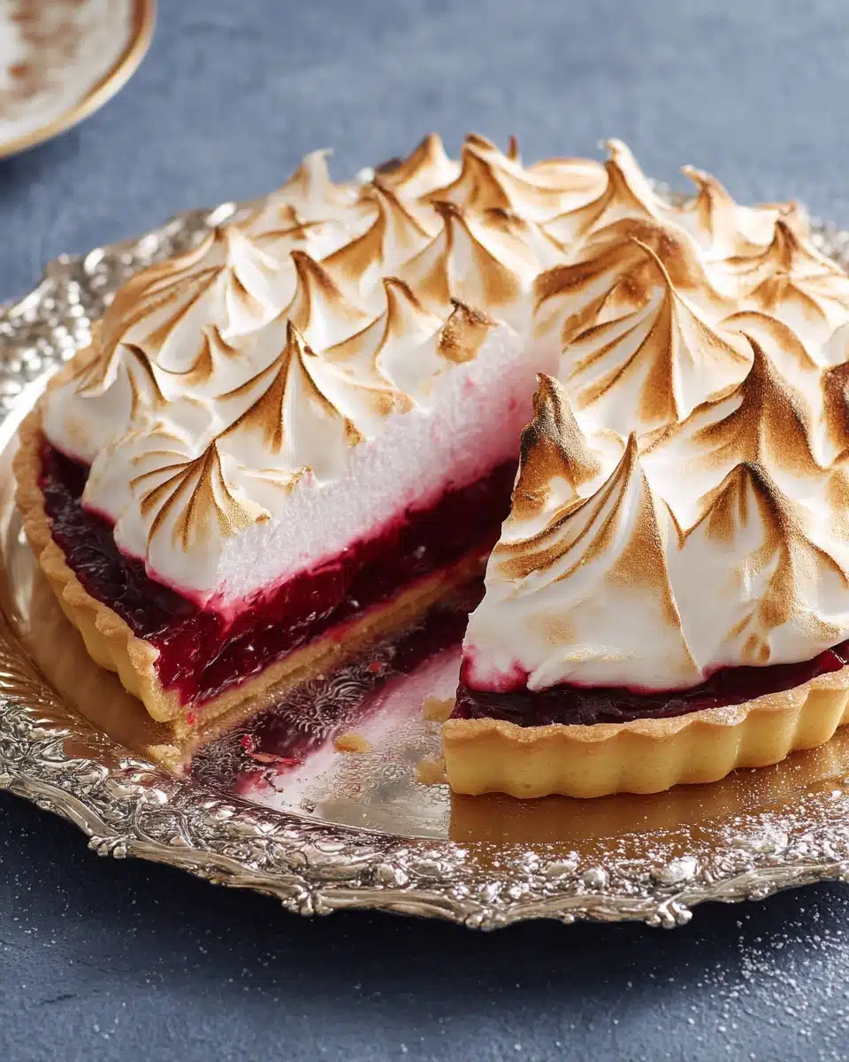 Mile High Raspberry Meringue Pie Recipe