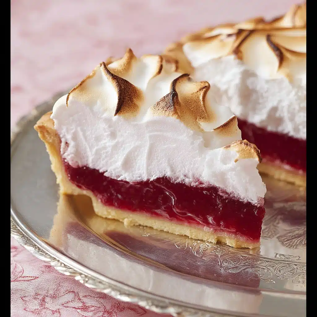 Mile High Raspberry Meringue Pie Recipe - Recipe Image