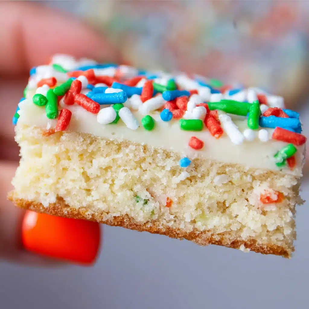 Quick and Easy Sugar Cookie Bars Recipe - Recipe Image