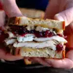 Leftover Turkey Sandwich with all Thanksgiving flavours Recipe