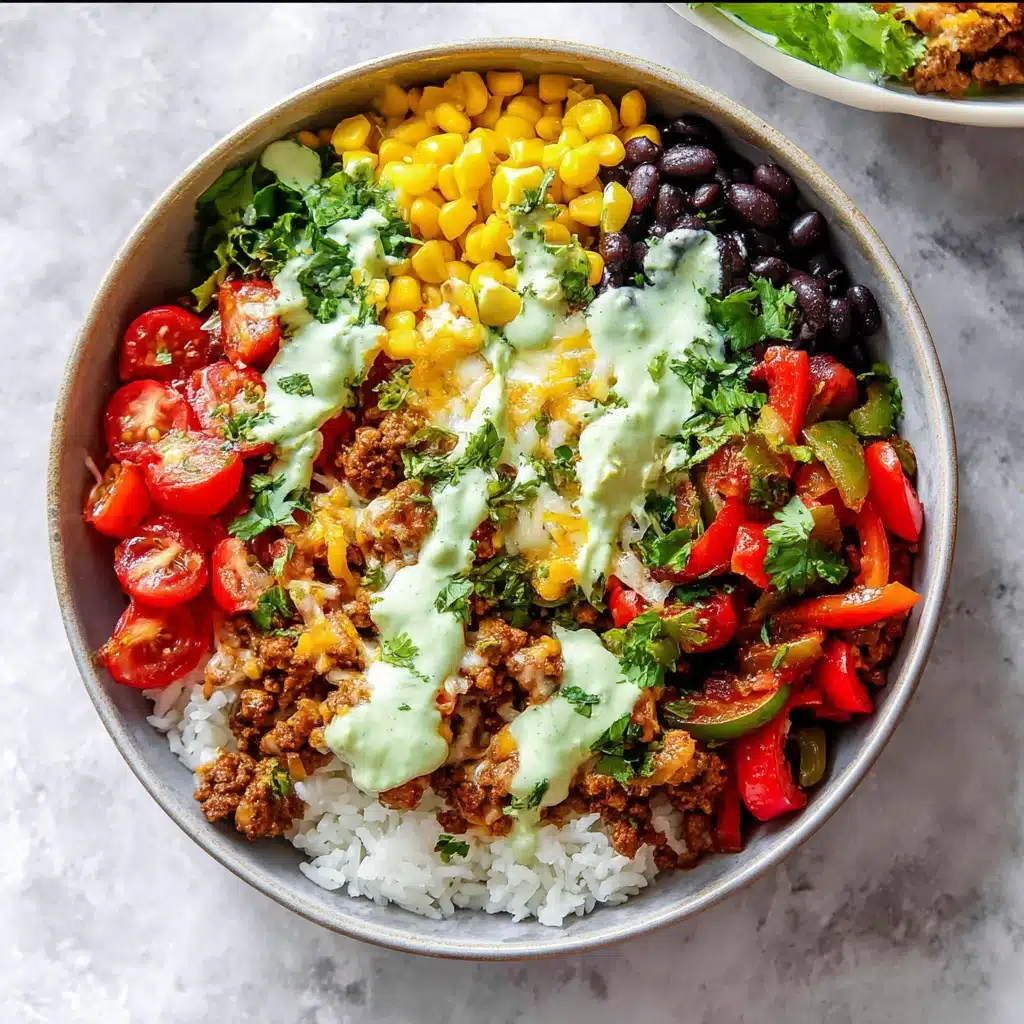 Ground Beef Burrito Bowls Recipe - Recipe Image