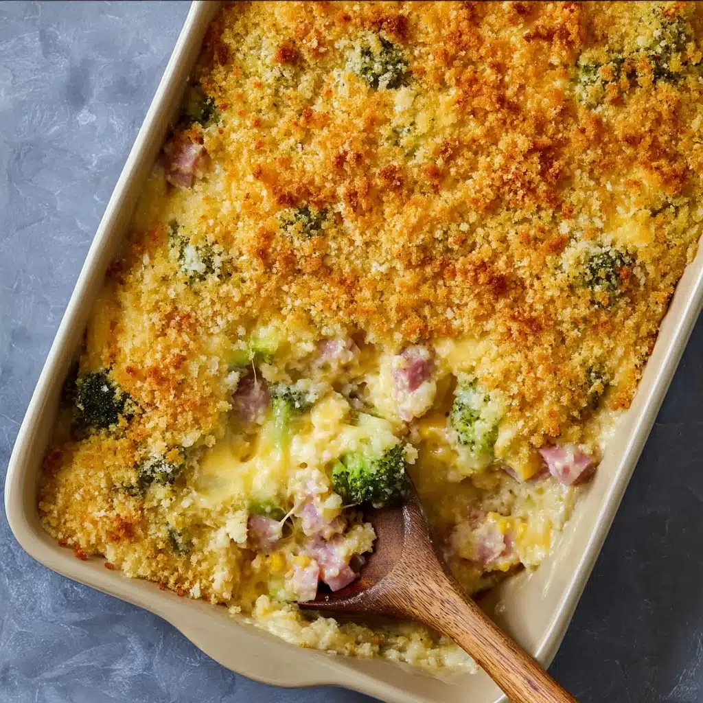 Ham Casserole with Broccoli and Rice Recipe - Recipe Image