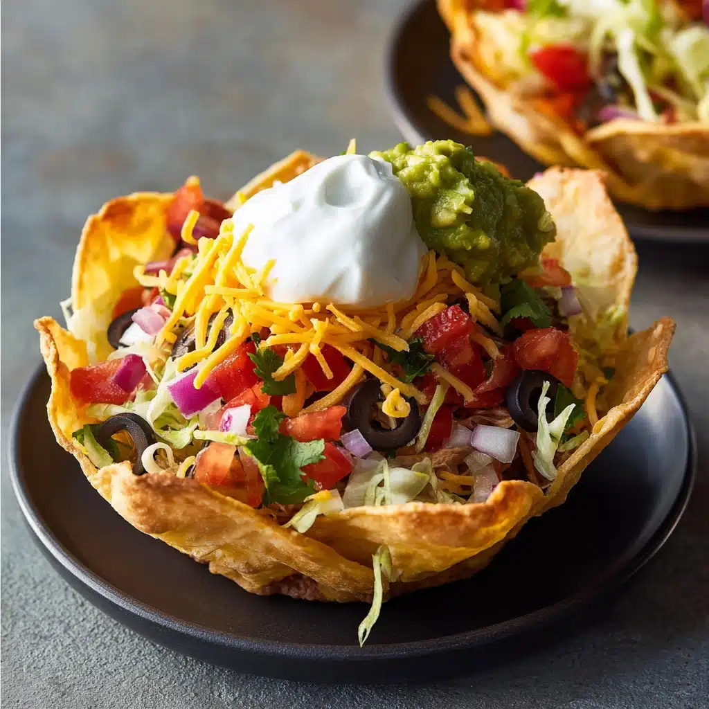 Bubbly Taco Salad Bowl Recipe - Recipe Image
