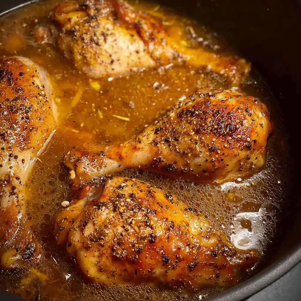 Crockpot Smothered Chicken Legs Recipe - Recipe Image